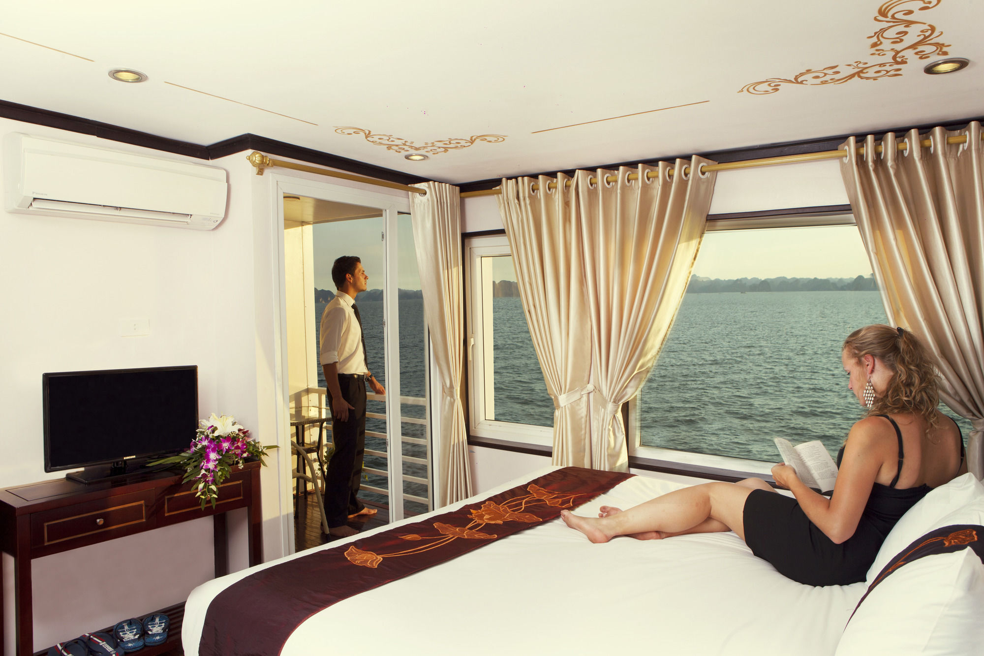 Huong Hai Sealife Cruise Ha Long Exterior foto